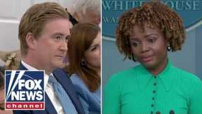 Peter Doocy clashes with KJP over Biden's Maui wildfire response