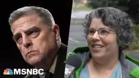 'Bravest thing' Gen. Milley might have done, Seattle's 'green jacket lady': This week’s MVPs