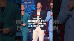 *NSYNC reunited for first time in a decade