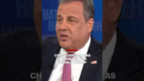 Chris Christie has a message for Donald Trump