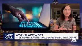 New report finds employees were happier during the pandemic than they are now