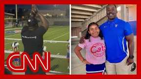 Dad's moves during daughter's cheerleading routine go viral