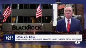 Oklahoma law removes pro-ESG investments from pensions