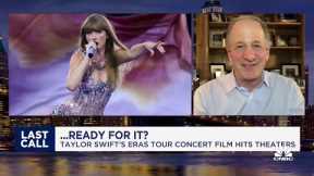 We're encouraging phone use in theaters during Taylor Swift's new movie : Marcus Theatres president