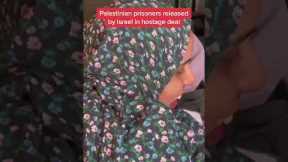 Palestinian prisoners released