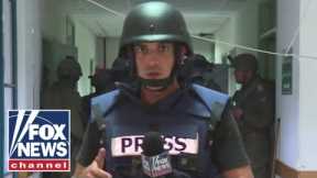 Trey Yingst enters Gaza hospital with Israeli military