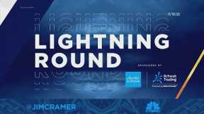 Lightning Round: Vertiv is 'hitting it out of the park', says Jim Cramer