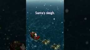 WATCH: Santa Claus passes Iceland on his way to Portugal