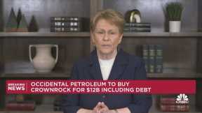Occidental's Hollub: We didn't need Berkshire's help with CrownRock deal