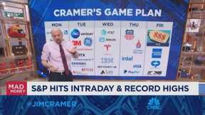 Jim Cramer looks ahead to next week's earnings schedule