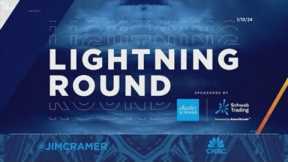 Lightning Round: Don't own a commodity stock when the commodity is in a glut, says Jim Cramer