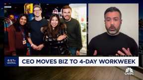 Procurify CEO Aman Mann talks how moving to a 4-day work week helped his company avoid layoffs