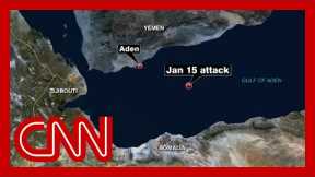 Houthi ballistic missile strikes US-owned and operated vessel, US military says