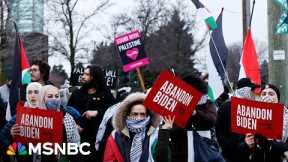 'He needs to listen to us': Gaza ceasefire activists make statement in Michigan Democratic primary