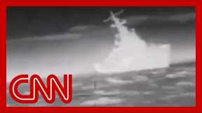 Ukraine says it sank Russian warship off coast of Crimea