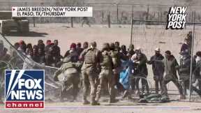 Mainstream media ignores 'shocking' video of migrants storming border