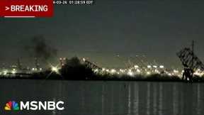 BREAKING: Baltimore bridge collapses after cargo ship collision