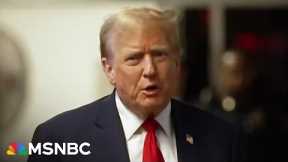 ‘He is like a caged animal’: Donald Trump struggles to control himself in New York courtroom