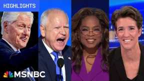 DNC Day 3: Bill Clinton, Tim Walz and other key speeches | MSNBC Analysis