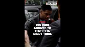 Kid Cudi arrives to testify in Diddy trial
