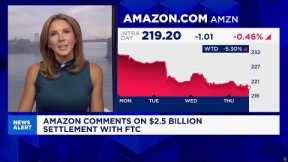 Amazon comments on $2.5 billion settlement with FTC
