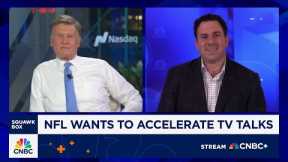 NFL wants to accelerate TV rights renegotiations to as early as next year, Roger Goodell says