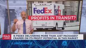 I'm cautiously optimistic about FedEx's future, says Jim Cramer