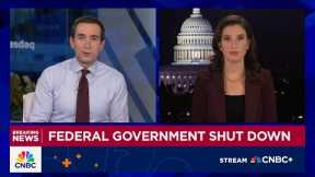 U.S. government shuts down after Congress fails to pass funding bills