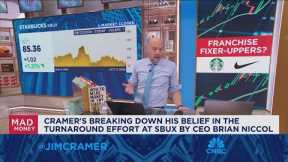 Brian Niccol has his arms around what’s been going wrong at Starbucks, says Jim Cramer