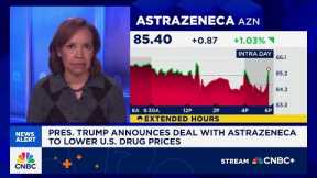 Pres. Trump announces deal with AstraZeneca to lower U.S. drug prices