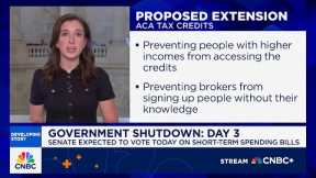 Senate expected to vote today on short-term spending bills