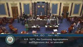 U.S. Senate Votes to End Government Shutdown