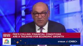 Boston Fed President Collins: Appropriate to keep policy rates at current level for 'some time'