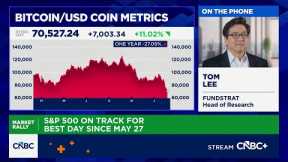 Fundstrat's Tom Lee: Crypto looks like it is bottoming now