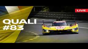  LIVE LE MANS 24 Qualifying  Onboard car #83 | Ferrari Hypercar 