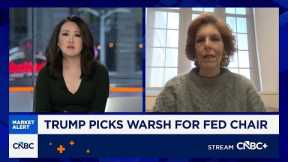 Bar is higher for Warsh to defend Fed independence, says Fmr. Cleveland Fed President Loretta Mester