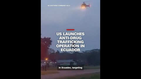US launches anti-drug trafficking operation in Ecuador