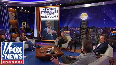 'Gutfeld!' on 'awkward' podcasts featuring Gavin Newsom...