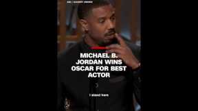 Michael B. Jordan wins Oscar for best actor