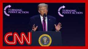 Live: Trump, Erika Kirk speak at Turning Point USA event