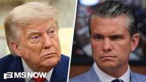 Trump, Hegseth on the defensive as reports say U.S. is burning through missile supplies in Iran war