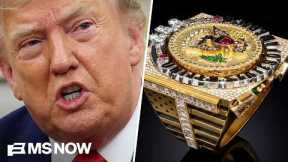 Diamond-encrusted ring becomes new symbol of Trump's corruption