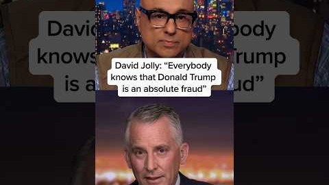 David Jolly: "Everybody knows that Donald Trump is an absolute fraud"