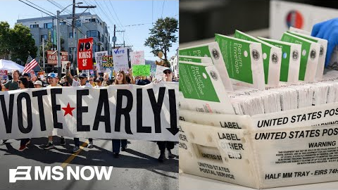 ‘Exceeding 2022 numbers’: ‘No Kings’ mobilizes voters with millions of midterm ballots already cast